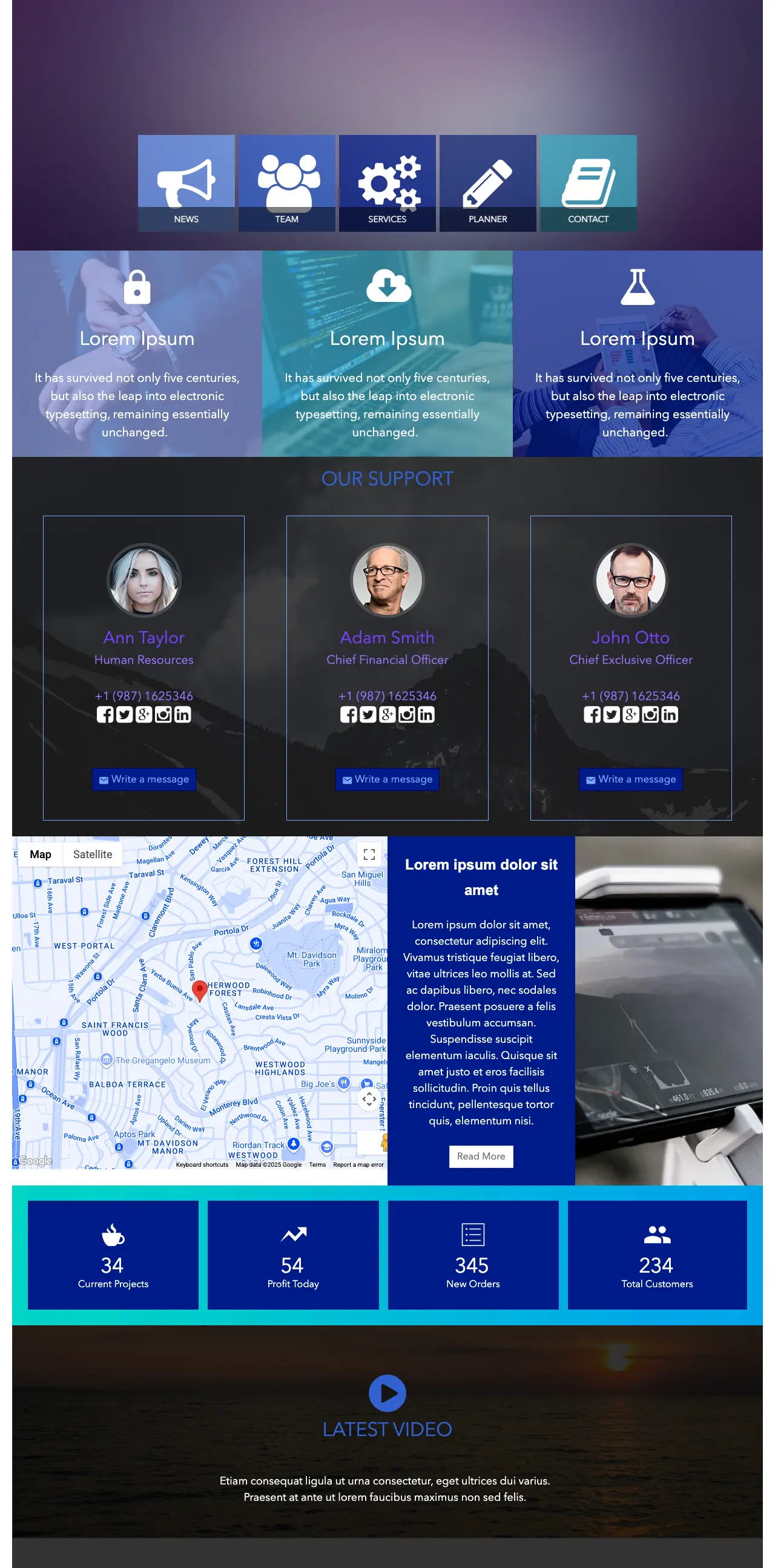 SharePoint Corporate Homepage Template