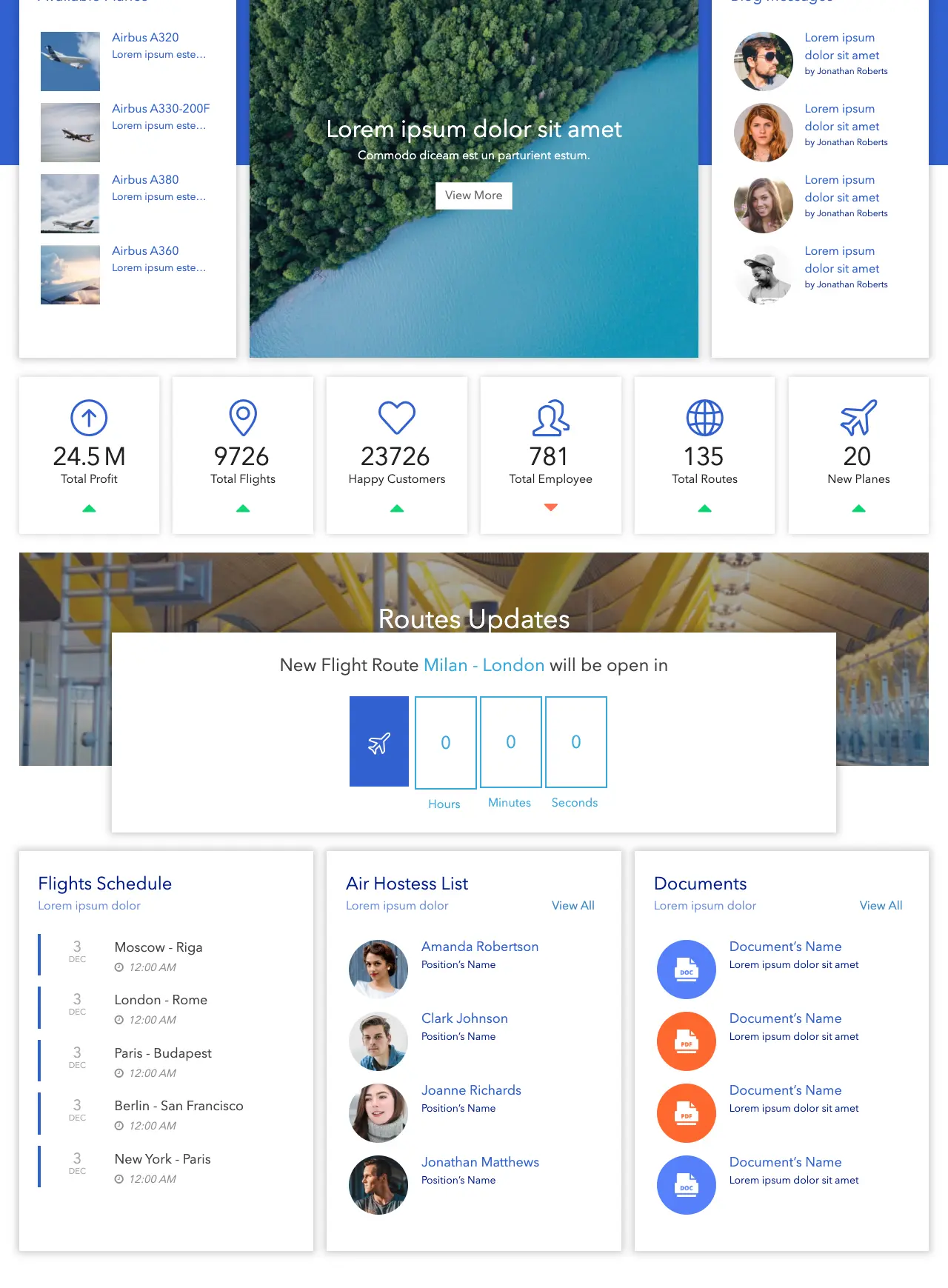SharePoint Modern Intranet Layout Template