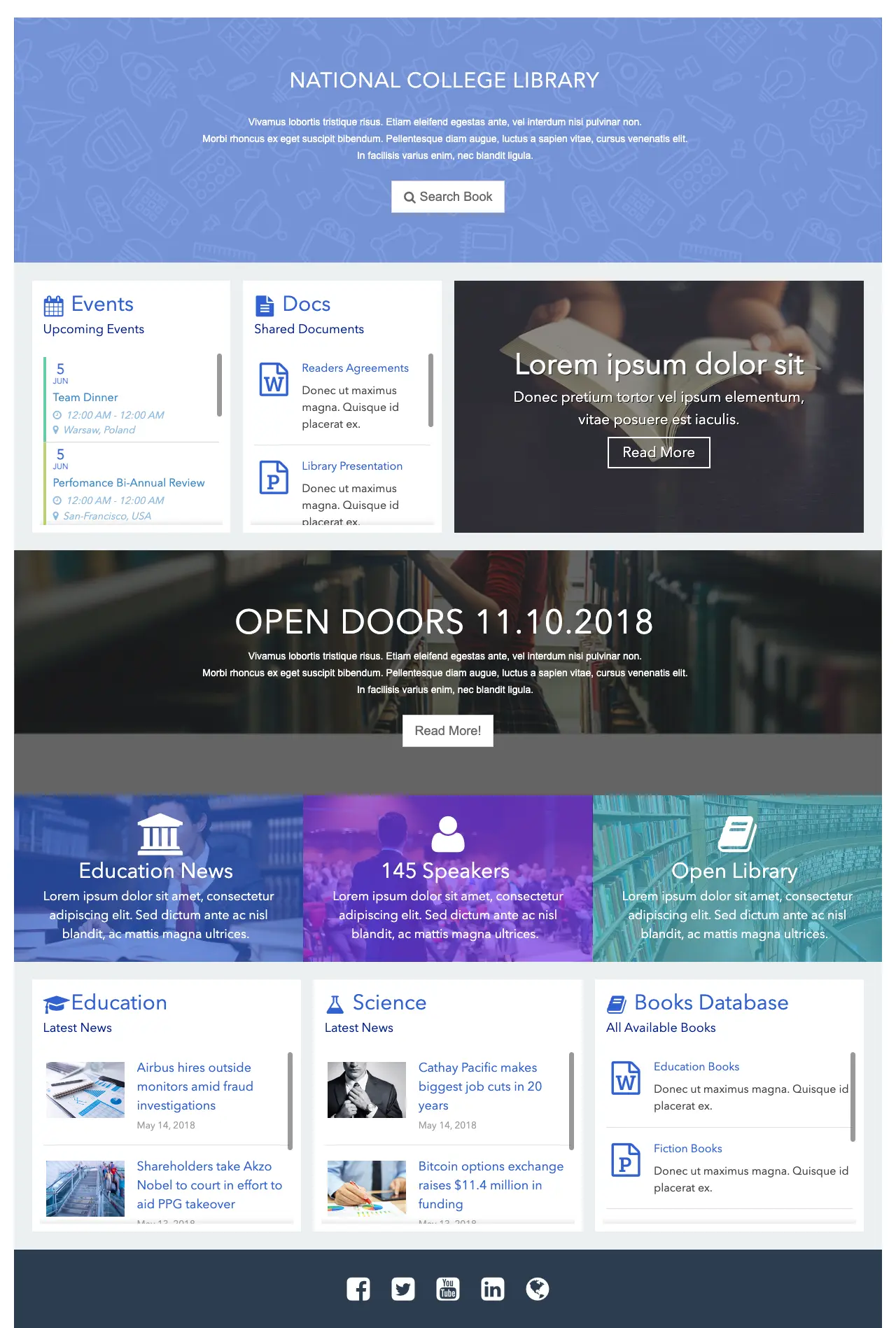 SharePoint College Library Template