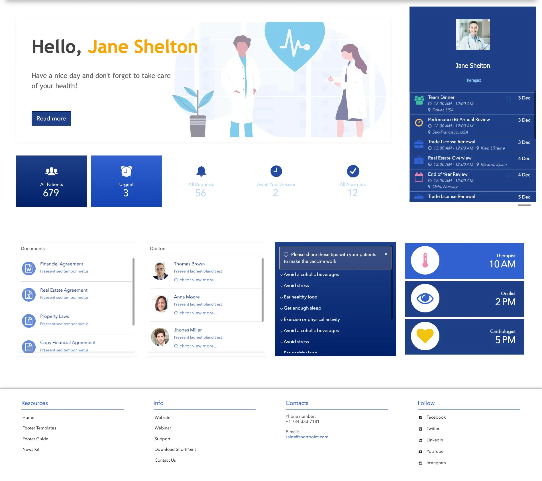 SharePoint Therapist Workspace Template