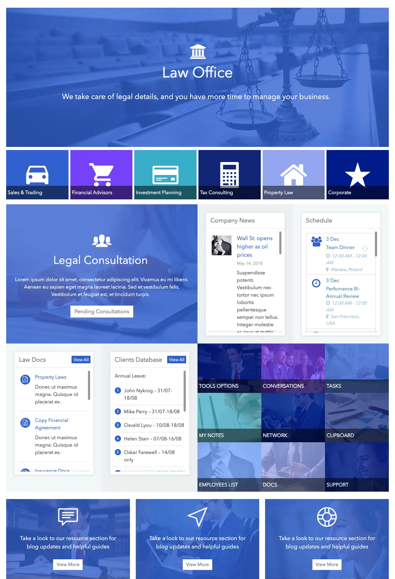SharePoint Law Office Template