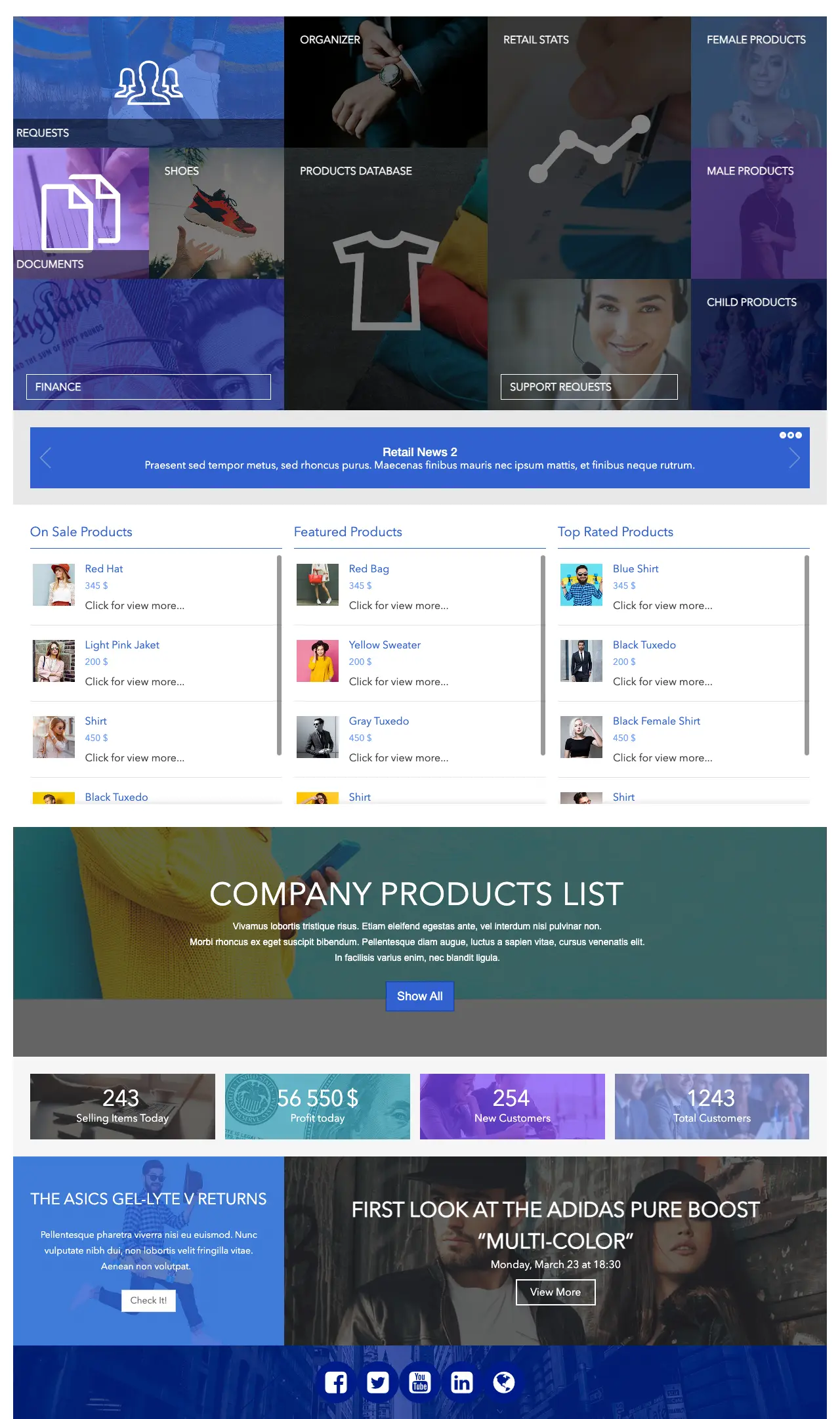 SharePoint Retail Category Template
